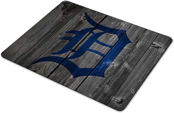 Wood Grain Design Sports Mouse Pad, Non-Slip Rubber Base Gaming Mousepad, Desk Accessories - Mouse Pads for Laptop, Office