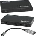 Plugable Thunderbolt 4 Hub | 60W Laptop Charging | 3X Thunderbolt 4 Ports | Dual 4K/Single 8K Displays | USB4 Compatibility - TBT4-HUB3C