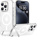 Magnetic Compatible with iPhone 15 Pro Max Case, [Built-in Invisible Kickstand][Compatible with MagSafe] [Military Grade Shockproof] Slim Thin Phone Case for iPhone 15 Pro Max 6.7"