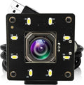 4k USB Camera Autofocus 100 Degree No Distortion Lens Color Night Vision Webcam for Computer UVC USB2.0 Lightburn Cam Plug and Play for Raspberry Pi Linux Mac OS Jetson Nano