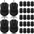 36 Pack Wired Mouse Bulk Computer Mouse Wired with Ergonomic Design Computer Mice Plug and Play USB for Students, Teachers Multi Device Compatibility for Classroom, Home, Office, Remote Work(36)