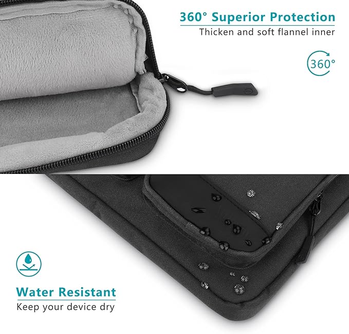 Alfheim Laptop Bag 14-14.2 inch Laptop Cover, 360° Protective Waterproof Shockproof Lightweight MacBook Air 15 Notebook Briefcase, Compatible with ASUS Lenovo Dell Samsung