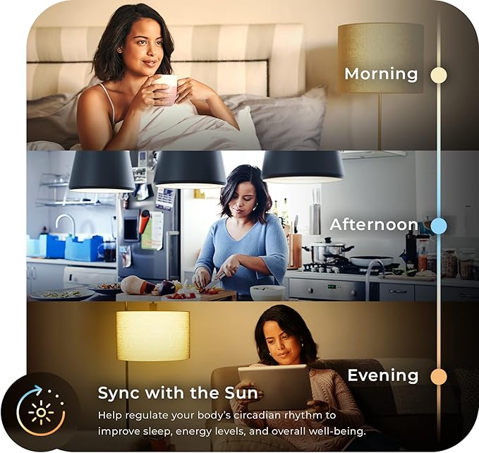 Globe Electric Wi-Fi Smart 4.5W (40W Equivalent) Straight Filament Tunable White Clear LED Light Bulb, No Hub Required, Voice Activated, Energy Star, 2000K - 5000K, Vintage Edison Style, 350 Lumns