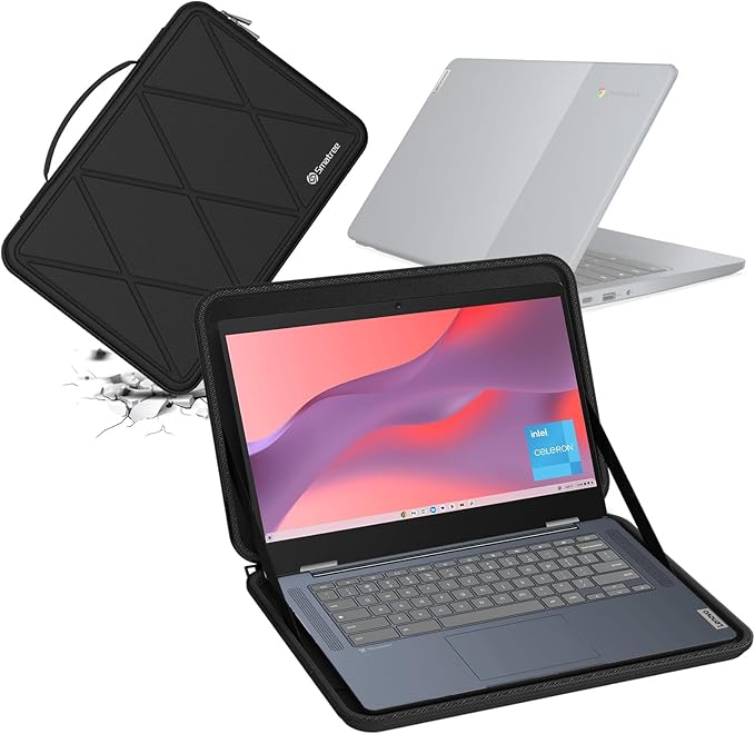 Smatree Hard EVA Protective and Waterproof Sleeve Bag and Case for 14 inch IdeaPad 3 Laptop, Anti-Shock and Waterproof Laptop Case (X8243)
