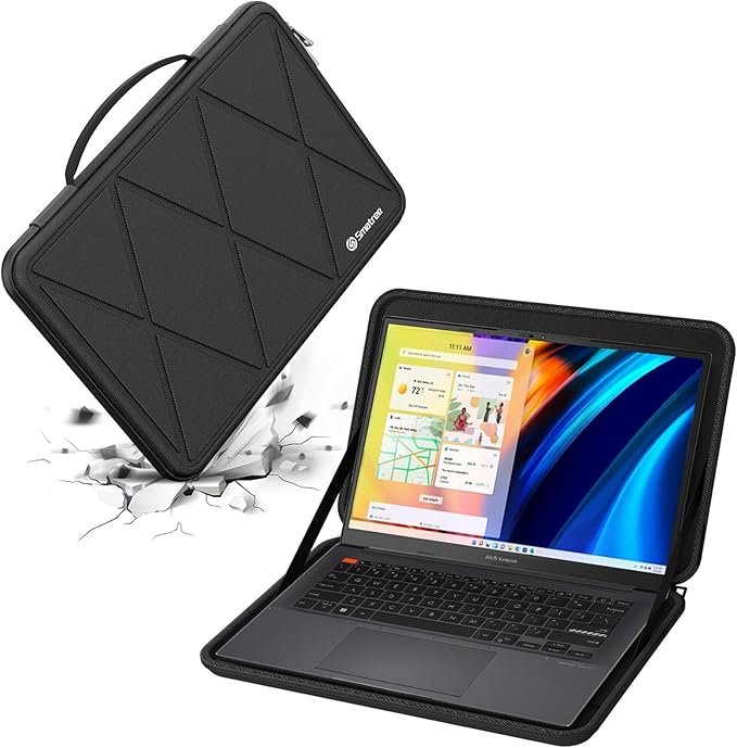 Smatree Hard EVA Protective Sleeve Case Compatible for 14 inch ASUS Zenbook 14 UM3406/A14 UX3407, for ExpertBook B9 OLED B9403 Notebook Bag (X8038T)
