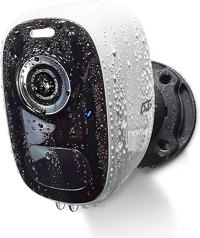 DCT Wireless Outdoor Security Camera: Magnetic Mount, Battery-Powered, 2K Color Night Vision, Weatherproof, AI Motion Detection, 2-Way Audio, Spotlight & Alarm, SD/Cloud Storage, Long Battery Life
