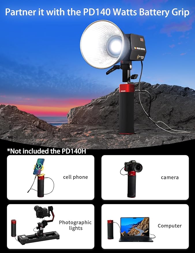 IFOOTAGE LED Video Light 70W SL1 60DN Daylight Photography Lighting,5600k Continuous Output Lighting, Video Lighting for Video Recording,Studio,App Control,with Carry Bag