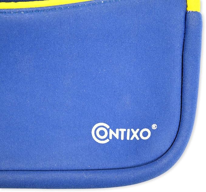Contixo 10" Tablet Sleeve Bag - Compatible with K102 & K103 Kids Tablets, Protective Carrying Case (Blue)