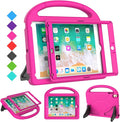 SUPLIK Kids Case for iPad 5th/6th Generation(9.7 inch, 2017/2018), iPad Air 2/1 & Pro 9.7 Case with Screen Protector, Durable Protective Cover with Handle Stand for Apple iPad 5/6 Gen, Pink