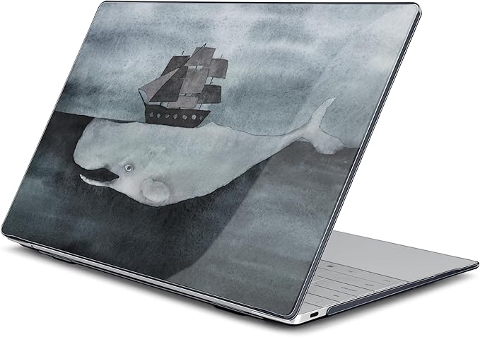 Batianda Case for Dell XPS 13 Laptop Copilot+ PC 13.4" Display 2024 Model Number 9345/9350, Creative Ultra-Slim Lightweight Scratch-Resistant Hard Shell with Professional Protection, Shark