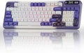 KZZI Z98 Wireless Mechanical Keyboard, Smart Display & Knob, BT5.0/2.4GHz/USB-C, Hot Swappable Custom Keyboard, Pre-lubed Linear Switches, Gasket Mount, RGB Creamy Gaming Keyboard