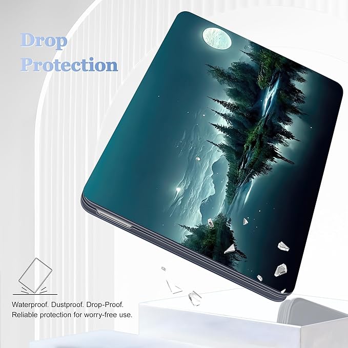 Tuiklol for 2026 MacBook Neo 13 Inch A18 Pro Chip Case, (Model A3404) Anti-Scratch Anti-Drop Slim Hard PC Shell Case with Shockproof Protective MacBook Neo Laptop Cover, Night Dark Forest