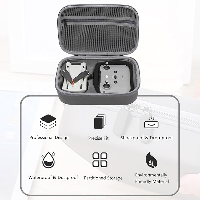 Storage Bag for Mini4 -Mini 4 Pro Drone Case Hard Shell Travel Carrying case Compatible with Mini 4 Pro, DJI RC 2/DJI RC-N2 Remote Controller & Accessories