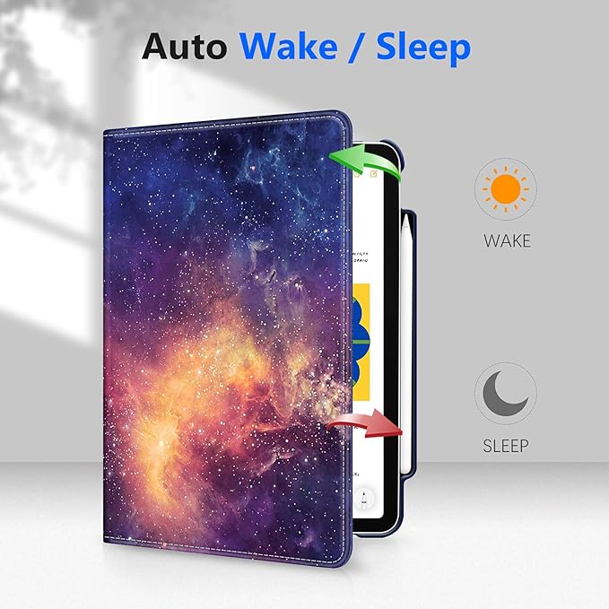 Fintie Rotating Case for iPad Pro 11-inch (4th / 3rd Generation) 2022/2021-360 Degree Swiveling Stand Cover w/Pencil Holder, Auto Sleep/Wake, Also Fit iPad Pro 11" 2nd/1st Gen, Galaxy