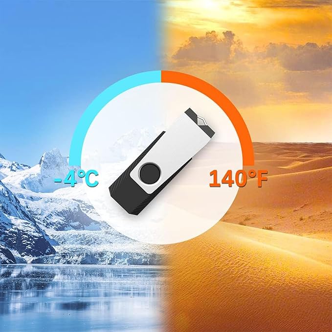 KEXIN 64GB Flash Drive 2 Pack USB 3.0 Flash Drive 64G Thumb Drive Jump Drive Memory Stick Data Storage Pen Drive Black Blue