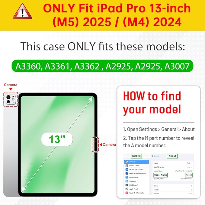 Fintie Magnetic Stand Case for iPad Pro 13-inch (M5) 2025 / (M4) 2024 - Multiple Angles Shockproof Rugged Soft TPU Cover with Pencil Holder, Auto Sleep/Wake, Brown
