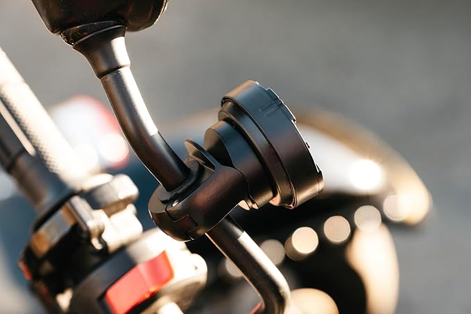 Beeline Moto II Mirror & Crossbar Mount | Adjustable Clamp for Motorcycles & Crossbars | Durable Metal Design for Secure Fit on 10mm-16mm Bars | Moto II Motorbike GPS Compatible