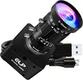 ELP High Speed 4K 60FPS USB Camera Manual Zoom Webcam for Computer, Mini UVC 2160P USB3.0/2.0 Lightburn Cameras for Windows, Linux, Mac, Pi, 5-50mm 10X Varifocal IMX678 Web Cam for Laptop Jetson Nano