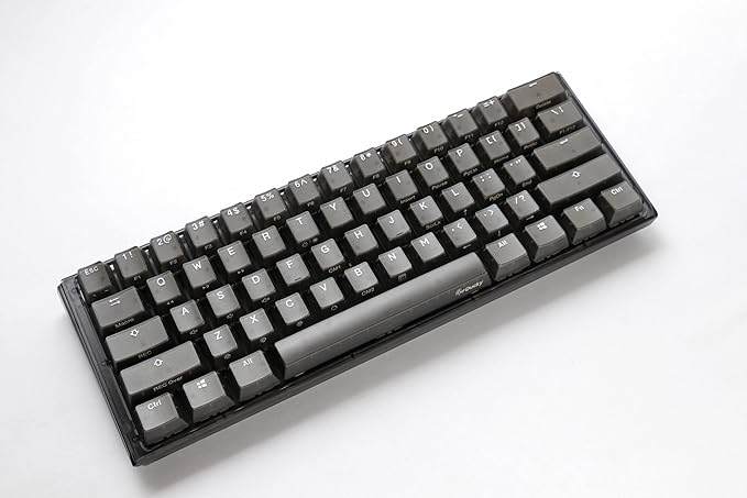 Ducky One 3 Mini Aura Clear Black 60% Hotswap RGB LED Double Shot PBT Mechanical Keyboard Kailh Jellyfish Linear