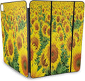Carbon Fiber Skin Compatible with Apple Smart Folio for iPad Pro 13-inch (M4/M5) 2025 - Sunflower Field - Premium 3M Vinyl Protective Wrap Decal Cover | Crafted in The USA by MightySkins