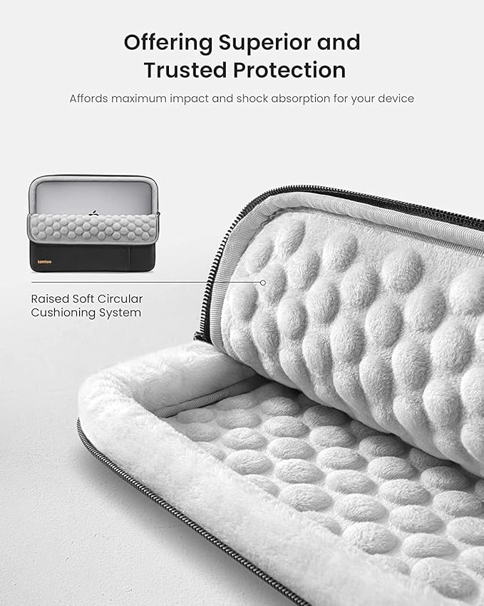 tomtoc 360° Protective Laptop Sleeve for 15.6 Inch Acer Aspire 1/3/5/7, Chromebook, Lenovo IdeaPad L3, HP Pavilion/Envy, ASUS Chromebook/VivoBook, Water-Resistant Notebook Accessory Bag Case