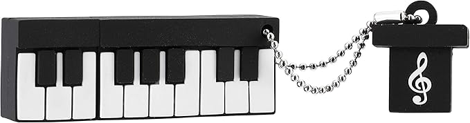 USB Flash Drive, 8GB / 16GB / 32GB USB2.0 Cute Shape USB Memory Stick Date Storage Pendrive Thumb Drives (32GB, Piano)