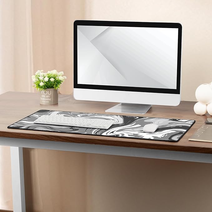 Large Mouse Pad for Desk - Gaming Mouse Pad with Stitched Edges, Anti-Slip Base, Desk Mat Desk Pad for Keyboard and Mouse