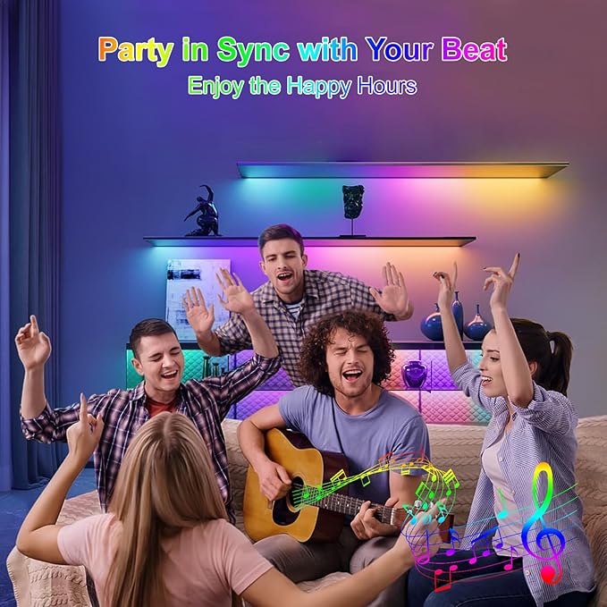 16.4FT WS2812B 5V LED Strip Lights 300 Individual Addressable RGB IC 5050SMD LEDs - Flexible White PCB IP30-60LEDs/m MagicRGB Dream Color for DIY Chasing Color Project (No Power Supply & Controller)