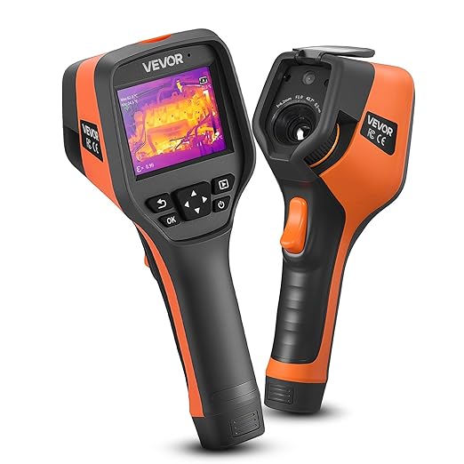 2025 Advanced Thermal Camera with AI chip, 384 x 288 IR Resolution,5MP Visual,43.7° x 31.9° FOV Camera, Voice Annotation Infrared Imager with 3.5-Inch Touch Screen, -20°C to +550°C, WiFi