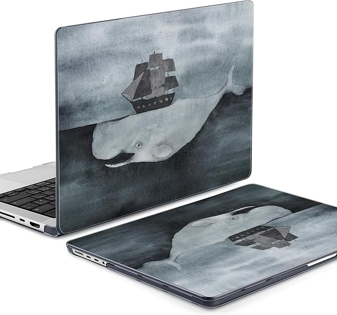Batianda for MacBook Pro 14 Inch Case 2026-2021 Release M5 M4 M3 M2 M1 Pro/Max, 1.2mm Slim Graphic Hard Shell Cover with Keyboard Cover, Screen Protector 4-in-1 Bundle, Navy Flowers