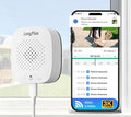 LongPlus 5MP 3K Magnetic Window Camera with Night Vision, 2.4&5GHz WiFi Safeview Window Security Camera, Indoor Window Camera for Home Security, 24/7 Recording, Human/Car Detection,Two-Way Audio