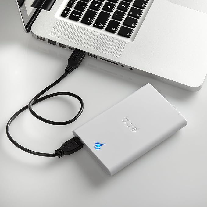 S3 2.5 inch USB 3.0 Mac Edition Portable External Hard Drive - White (1 TB)
