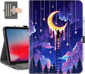 Vimorco Case for iPad (A16) 11th Generation 2025, for iPad 11th/10th Generation Case, Pencil Holder/Hand Strap/Pocket, Multiple Stand Protector Shell Cover, Auto Wake/Sleep, Fantasy Moon Oil Painting