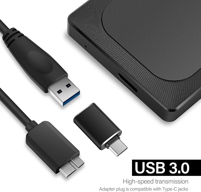 Aiolo Innovation 320GB External Hard Drive Ultra Slim Portable HDD-USB 3.0 for PC, Mac, Laptop, PS4, Xbox one,Xbox 360 HD-A4