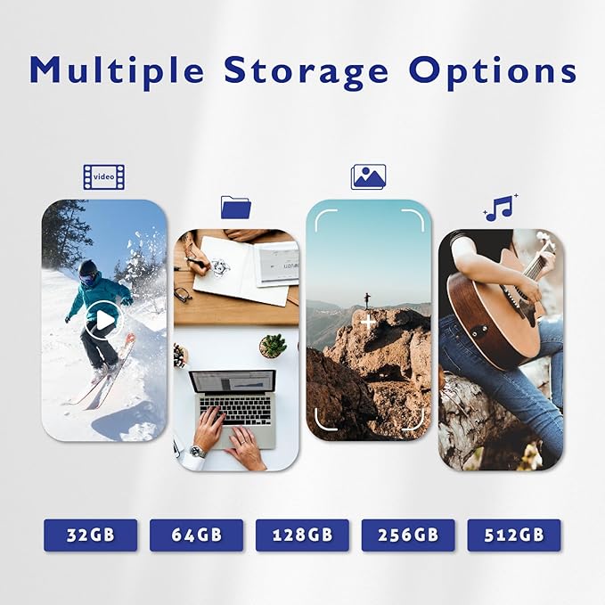 LinkMore EJECT32 64GB USB 3.2 Flash Drive, Read Speed up to 100MB/s, Retractable Design Thumb Drive