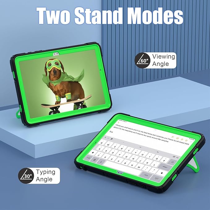 AKABEILA Compatible with Samsung Galaxy Tab A9 Plus 11 inch (SM-X216B)(2023) Tablet Case，Lightweight Shockproof Rugged Protective Cover with Kickstand for Kids Children Boys Babies Dark Green