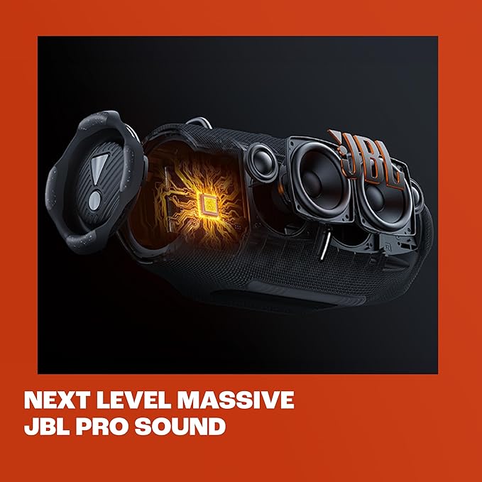 JBL Xtreme 4 - Portable Bluetooth Speaker, Powerful Sound and Deep Bass, IP67 Waterproof, 24 Hours of Playtime, Powerbank, Auracast for Multi-Speaker Pairing (Black)
