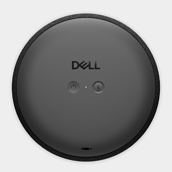 Dell Pro Plus Wireless Speakerphone - SL525 - USB-C, Zoom/Microsoft Teams Certified, Wired/Wireless, Bluetooth 5.3, Omni-Directional, AI-Based Noise Cancellation
