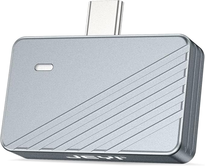 JEYI 2230 M.2 NVME SSD Enclosure, USB C 10Gbps External Housing Adapter Case, Tool-Free Installation, Compatible with Windows/macOS/Linux