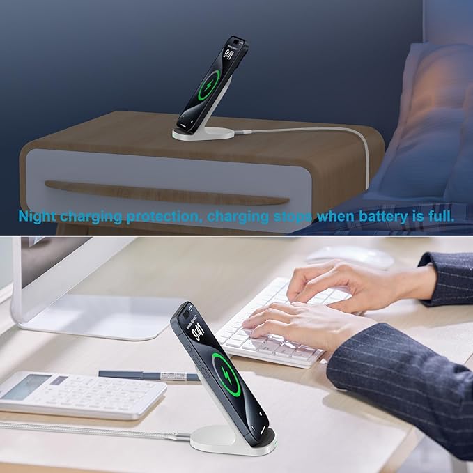 Pixel 10a, 10, 10 Pro, 10 Pro XL Wireless Charger Phone Stand Dock for Google Pixel 10, 10 Pro XL, 9, 9 Pro, 9 Pro XL, 8, 8 Pro, 7, 7 Pro, 6, 6 Pro, 5, 5XL 4, 4XL, Desk Fast Charging Pad Station