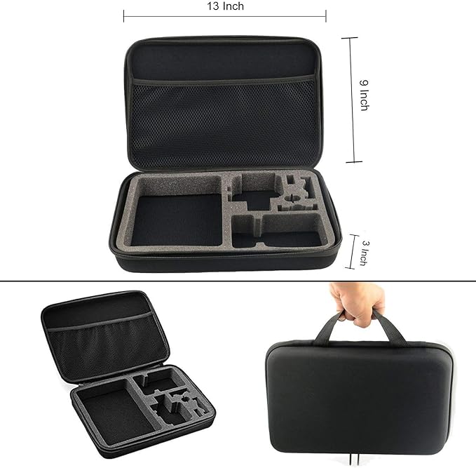51-in-1 Action Camera Accessories Kit for GoPro Hero 11 10 9 8 Max 7 6 5 4 3 3+ 2 1 Black GoPro 2018 Session Fusion Silver White Insta360 DJI AKASO APEMAN YI Campark XIAOMI Action Camera