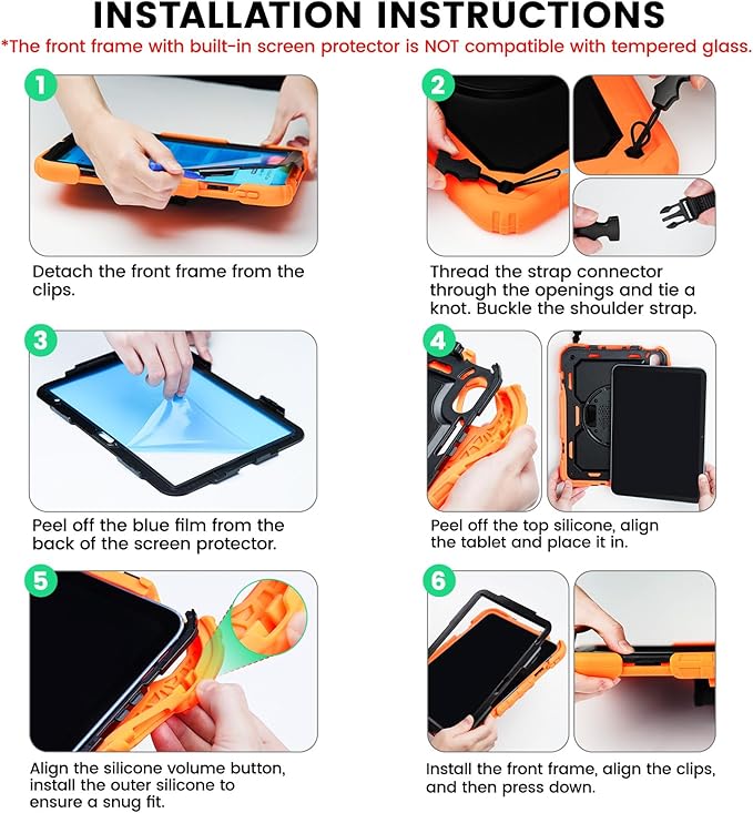 SEYMAC Case for iPad 6th/5th Generation 9.7 Inch, Full-Body Shockproof Heavy Duty Protective Case with Screen Protector, Rotating Stand/Hand/Shoulder Strap for iPad Air 2/ Pro 9.7, Green