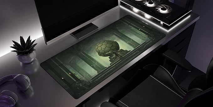 Stone of Jas - Old School RuneScape Gaming Desk Mat – Large Extended Mouse & Keyboard Pad