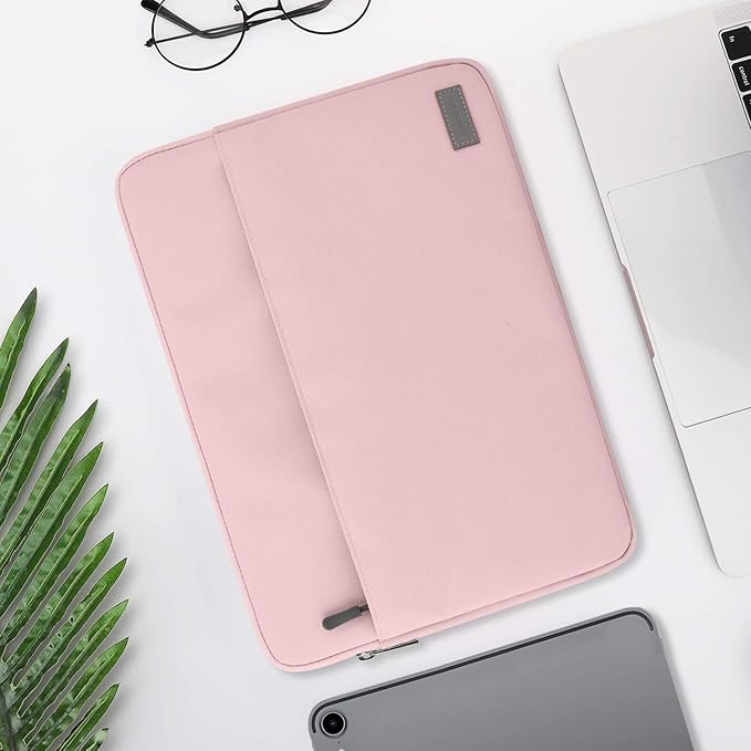 MoKo 9-11 Inch Tablet Sleeve Bag Carrying Case Fits New 11 inch iPad Air M3, iPad A16 2025, iPad Pro 11 M4/Air M2, iPad Air 5/4/3th, iPad 10/9/8/7th, Pink