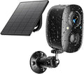 Security Cameras Wireless Outdoor 2K Solar Powered WiFi Cameras for Home Security,AI Motion Detection,Siren Alarm,Spotlight Color Night Vision,2-Way Audio,SD/Cloud Storage