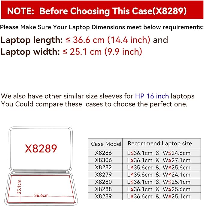 Smatree Hard EVA Protective Sleeve Case Compatible for 16 inch HP ZBook Fury 16 G10/G9 Mobile Workstation Slim and Anti-Shock Notebook Bag (X8289)