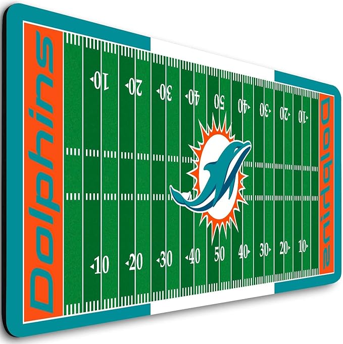 Large Gaming Mouse Pad, Mousepad with Non-Slip Rubber Base for Laptop Computer Desktop Keyboard,Football Fans Boy Husband Gift Little Green Design Mat