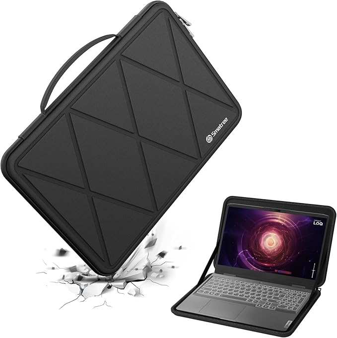 Smatree Hard EVA Protective Sleeve Case Compatible for 16 inch Lenovo Legion Pro 5i Gen 10, for 15.6 inch Lenovo LOQ 15APH8/15IRH8, IdeaPad Gaming 3i Gen 7/Gaming 3 Laptop (X8303)