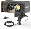 COLBOR 200W LED Video Light, Built-in Power Adapter Design, Bi-Color 2700K-7000K COB Studio Light with Bowens Mount, CRI 96+, Key Light for Live Streaming, Video Recording, YouTube, TikTok