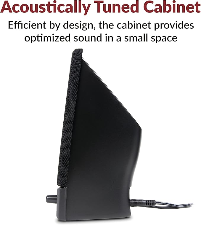 Cyber Acoustics CA-2014 Computer Speakers, Full Stereo Sound, Convenient Controls, Easy Setup
